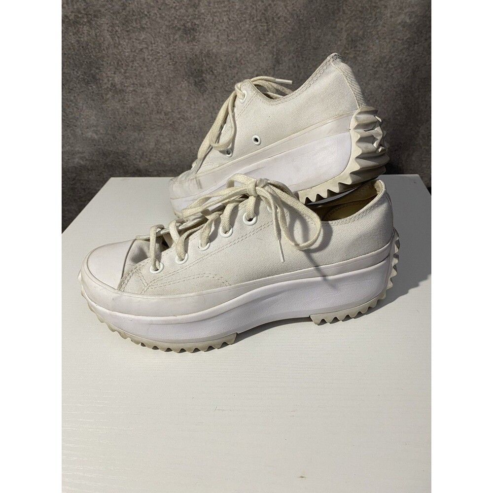 Size 8.5 - Converse Run Star Hike Low White Mono W